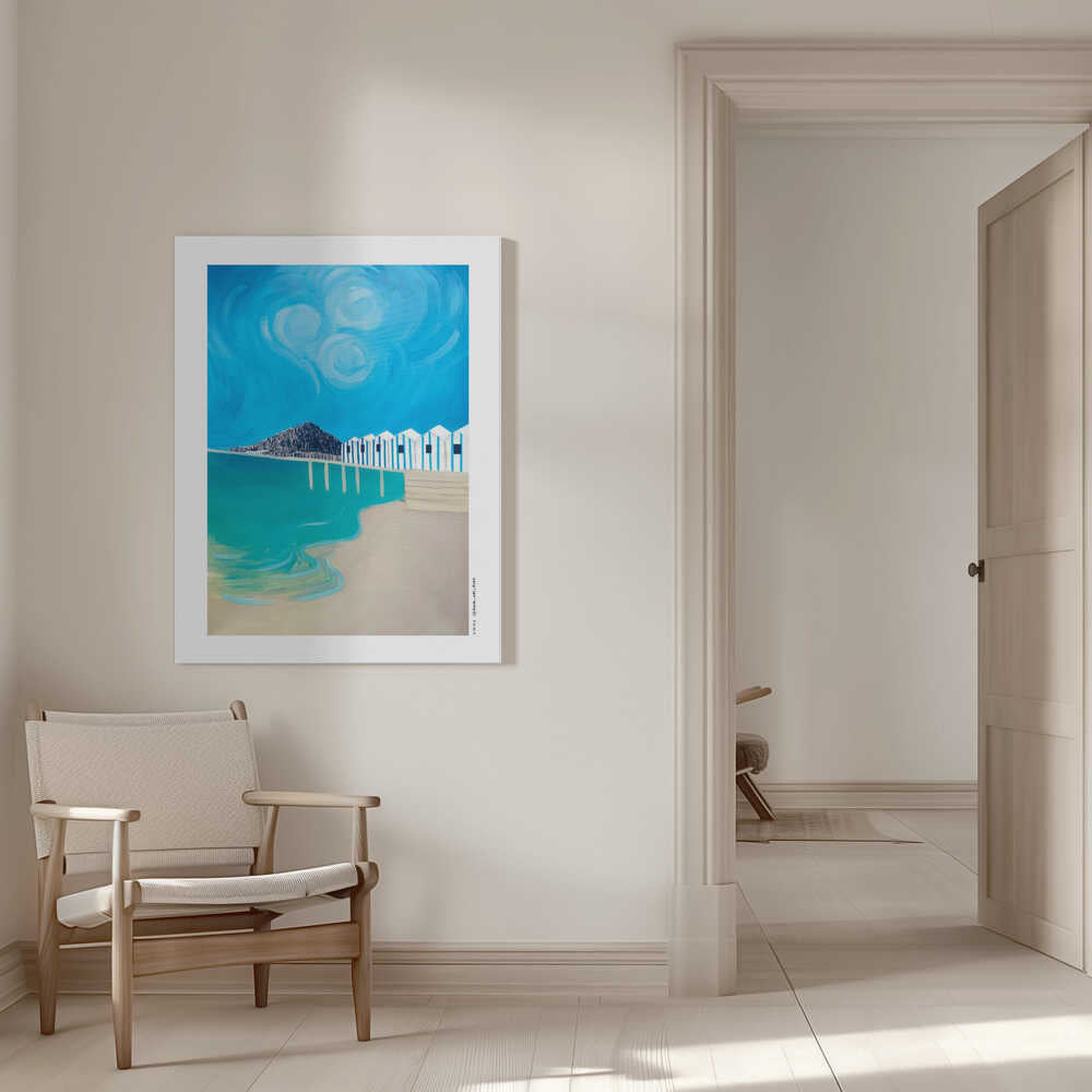 Amalfiküste, Neapel und Capri – Kunstdruck der italienischen Küste, 30x40 cm | Leinwand