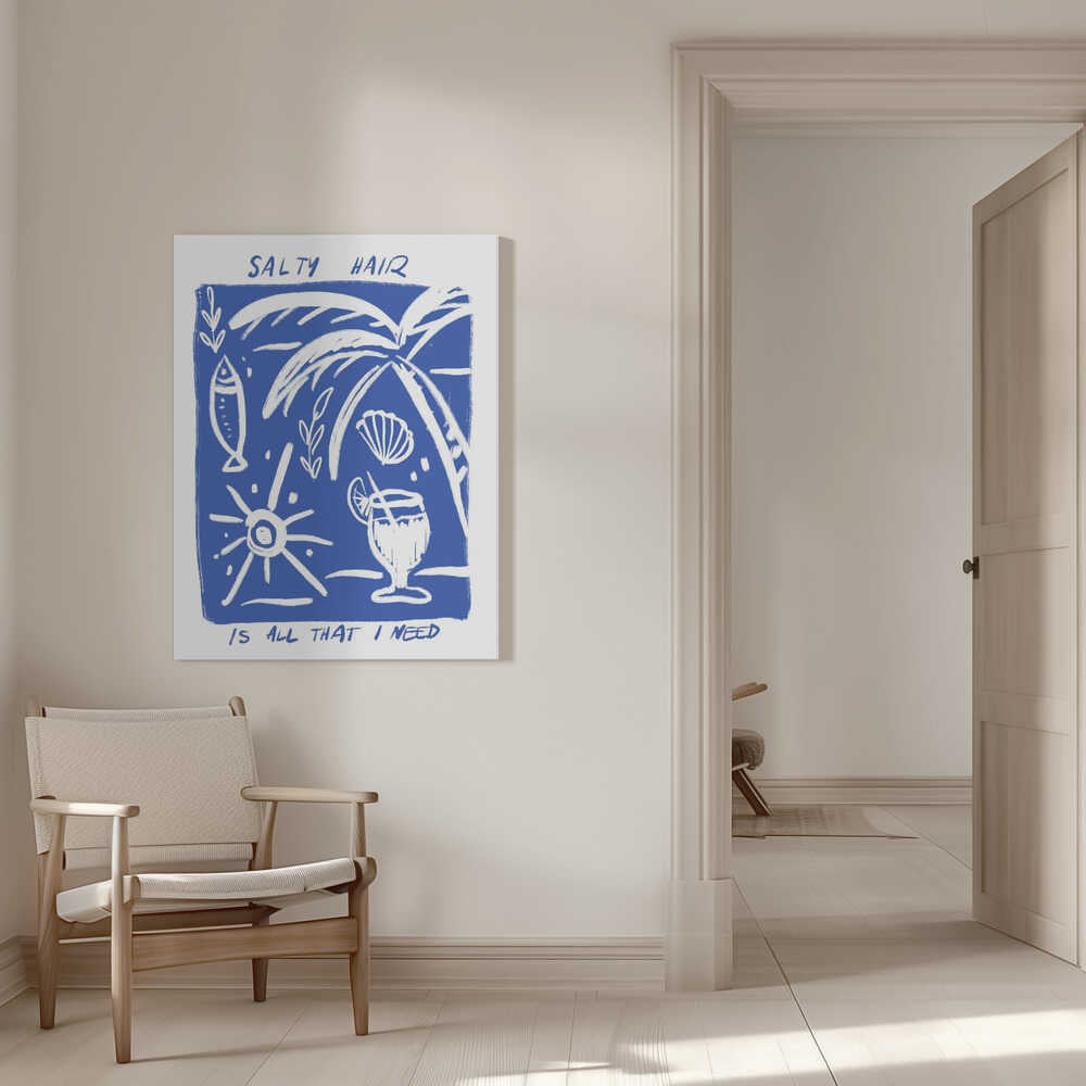 Affiche Cheveux Salés | Toile