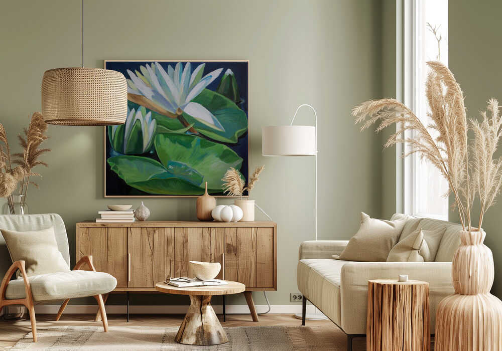 Blühende Seelilie | Leinwand