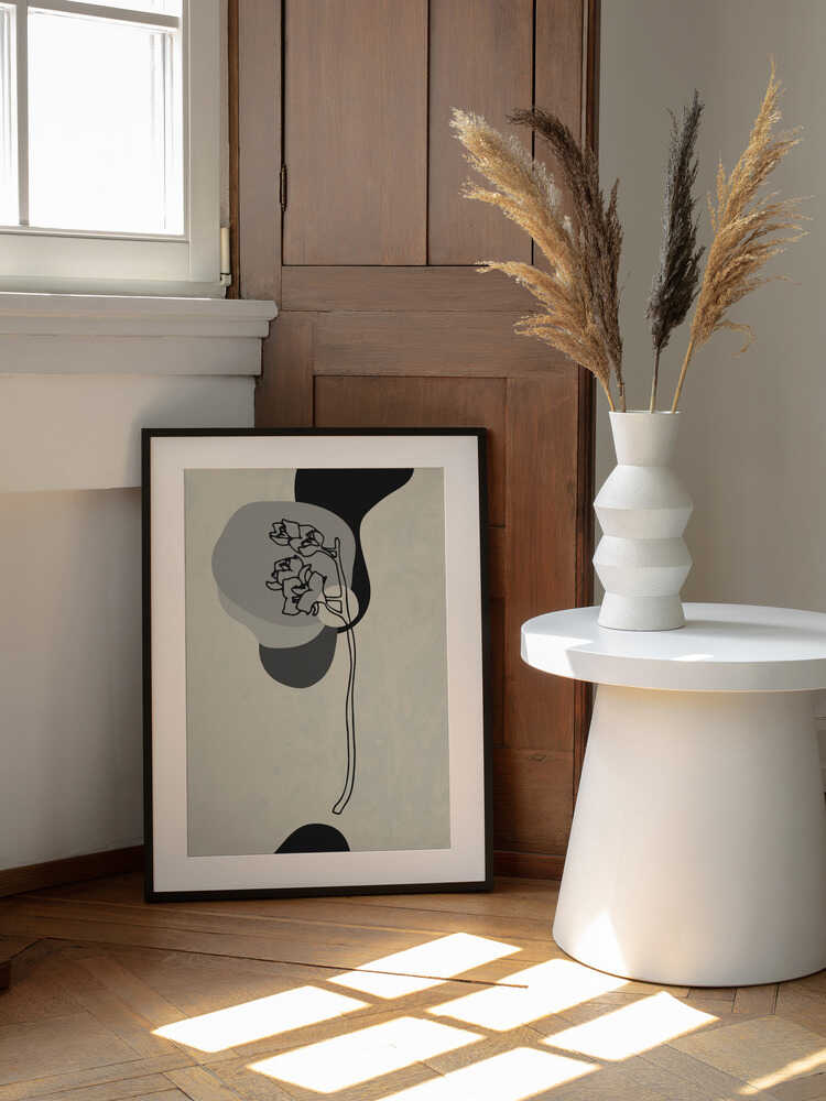 Abstrakte Blume 3 | Poster