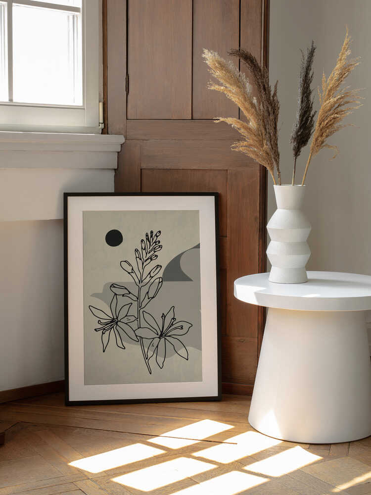 Abstrakte Blume 1 | Poster