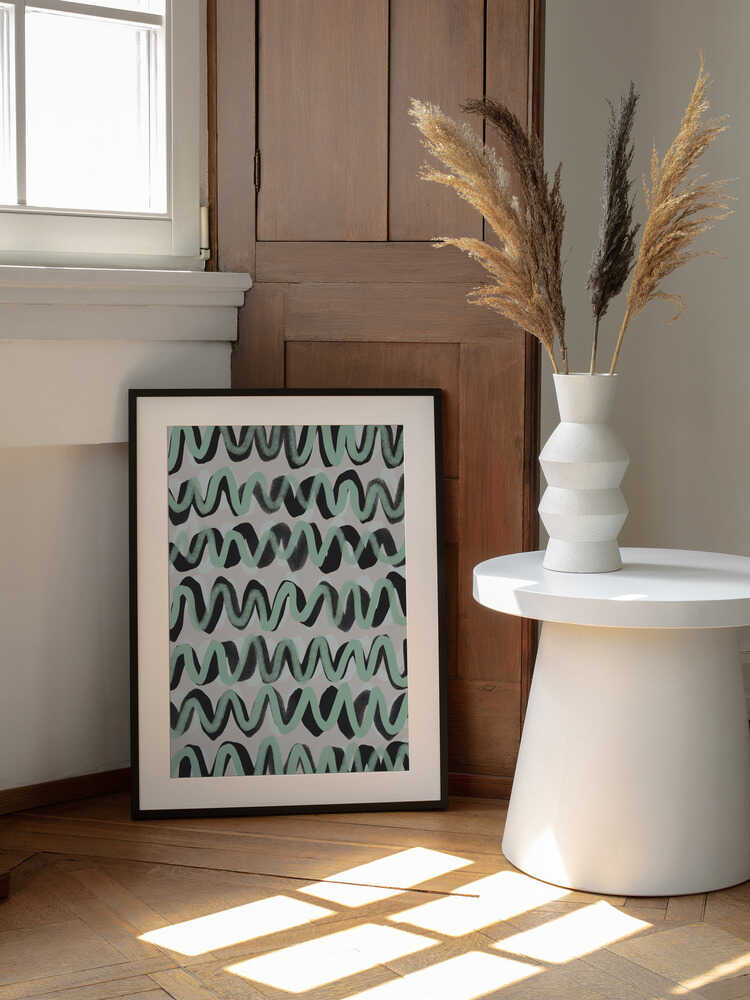 Rythme du mouvement ondulatoire | Affiche