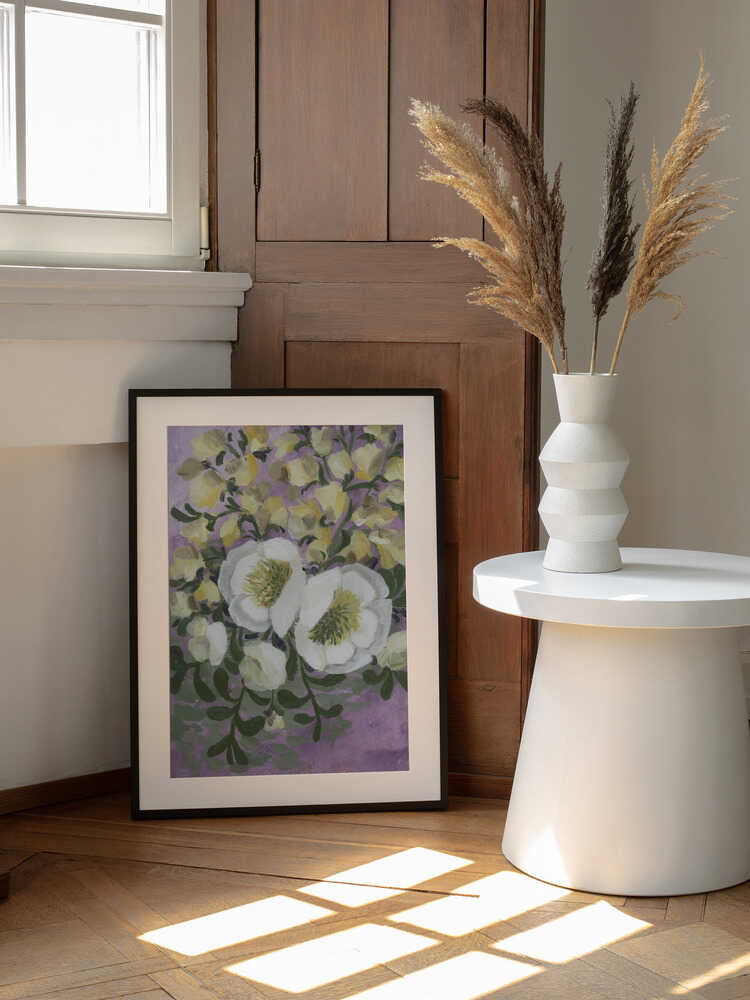 Raelynna painterly florals | Poster