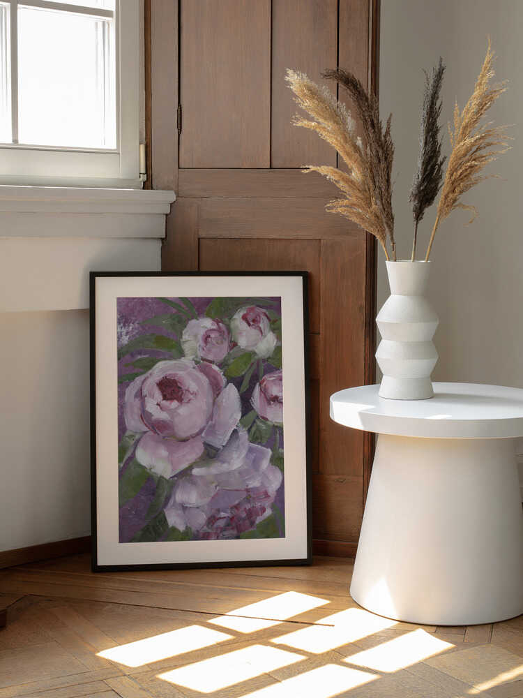 Rylee painterly roses | Poster