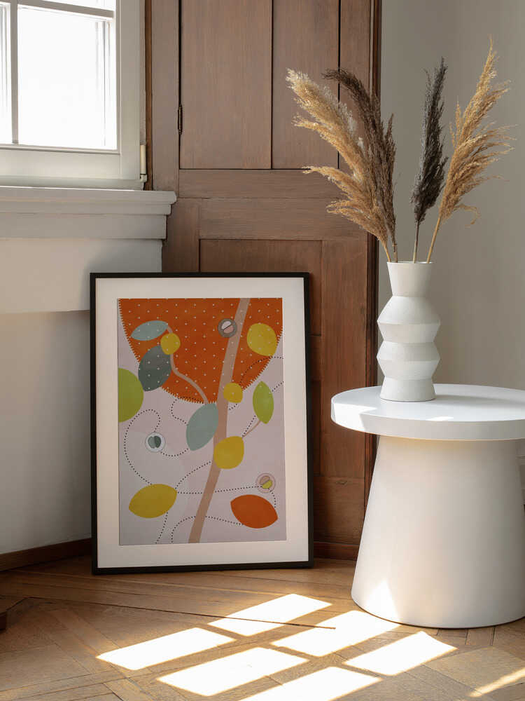 Hilma 5 aux couleurs amicales | Affiche