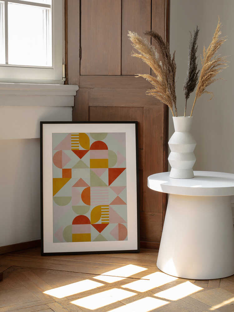 Bauhaus Fun Pastel | Affiche