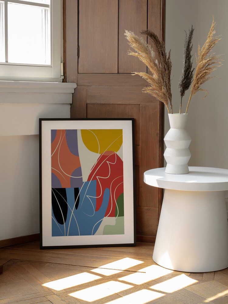 Abstract Color Collage | Poster