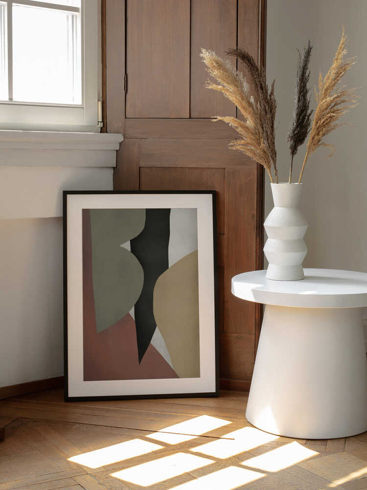 Formes abstraites tropicales | Affiche