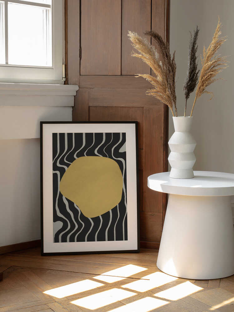 Harmonie de la Vague Dorée | Affiche