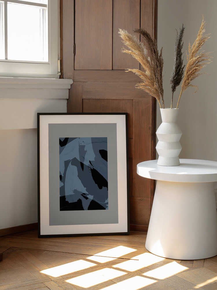 Abstrakte Pinselstriche 60Y | Poster