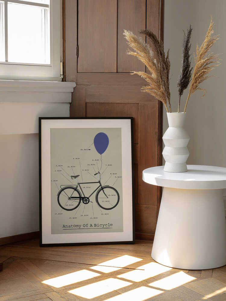 Anatomie eines Fahrrads Seite | Poster