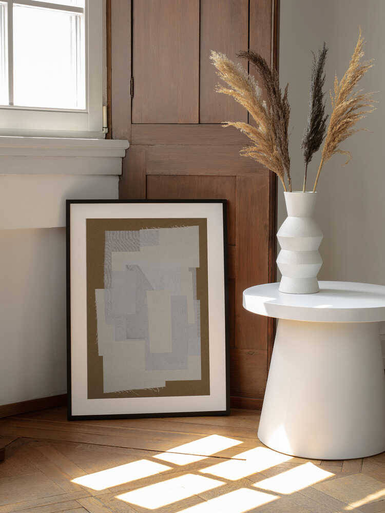 Schlichte Eleganz in Schichten | Poster