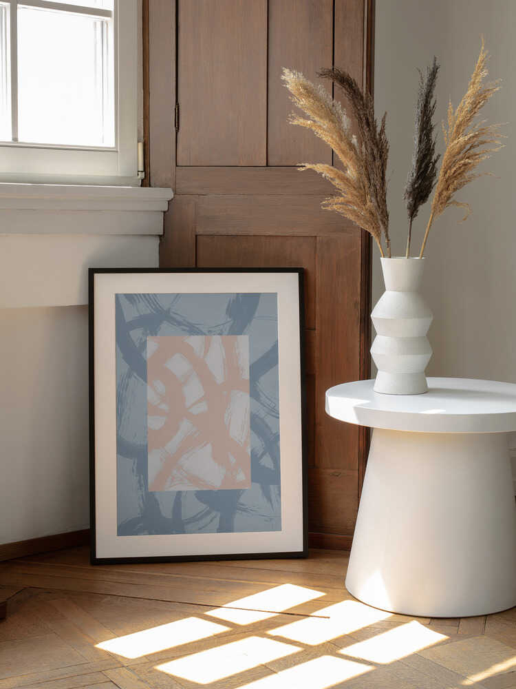 Abstrakte Pinselstriche 98A | Poster