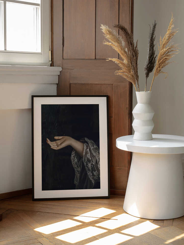 Detail einer Frau / Ölgemälde | Poster