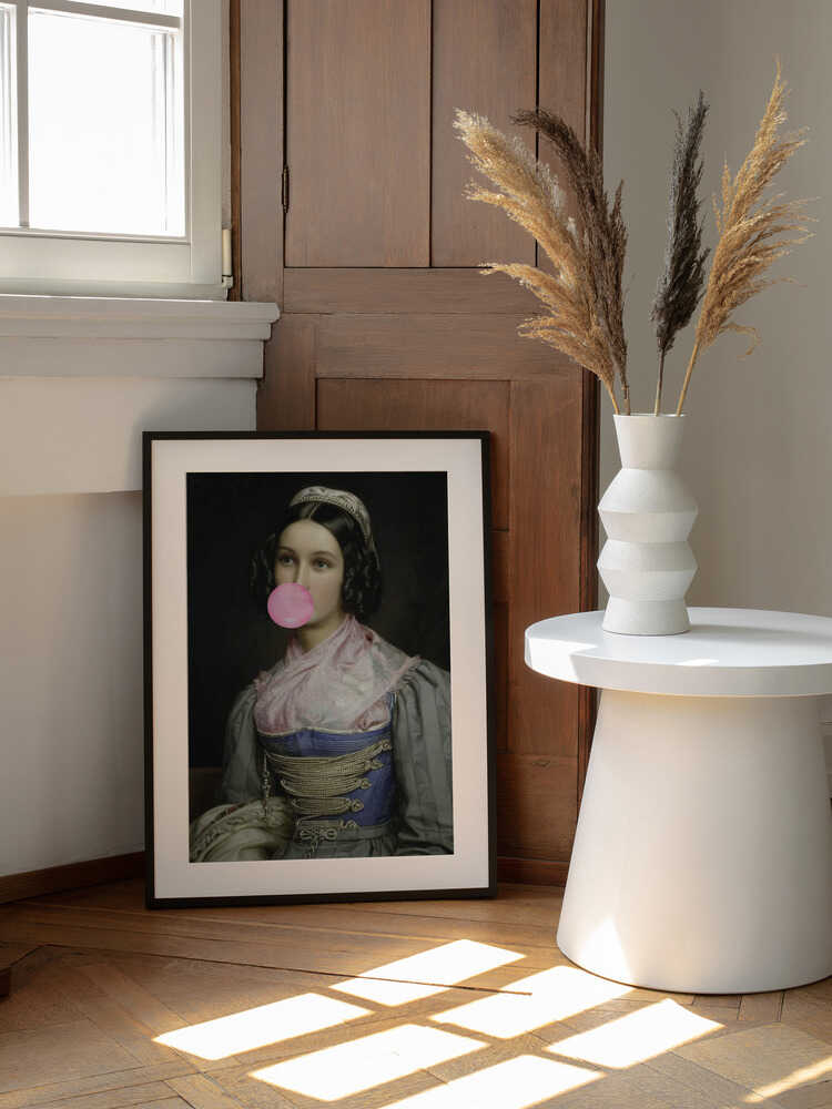 Kaugummi-Porträt | Poster