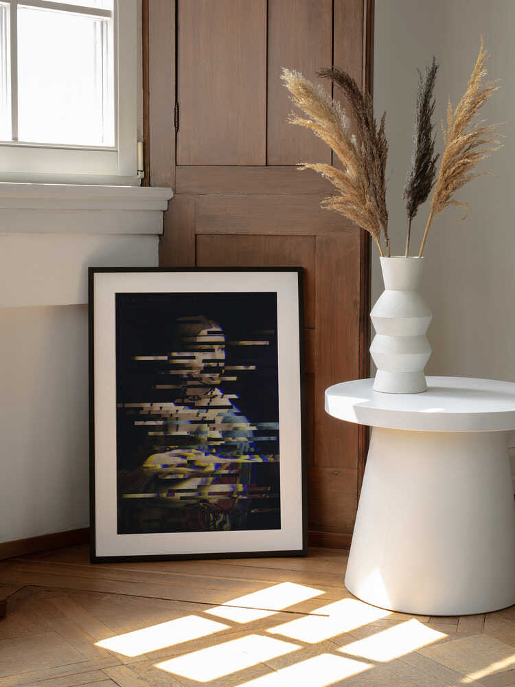 Fehlerhaftes Poster: Leonardo da Vincis Dame mit dem Hermelin