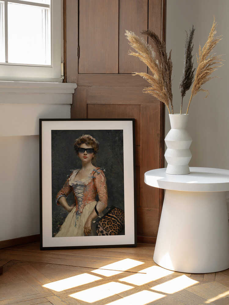 Vintage Chic Girl | Poster