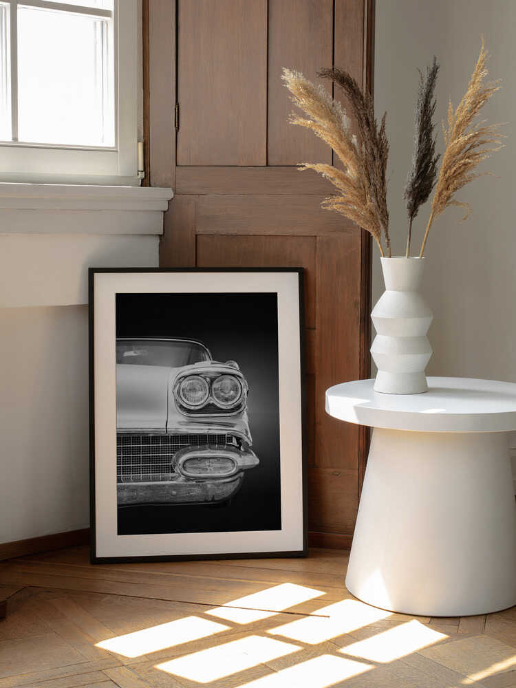 American classic car Bonneville 1958 Convertible | Poster