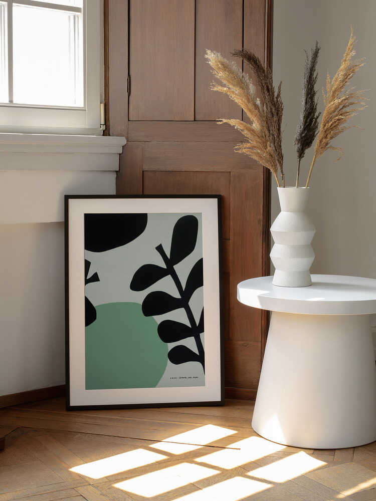 Affiche minimaliste pour jardin, art mural botanique avec illustrations de plantes |