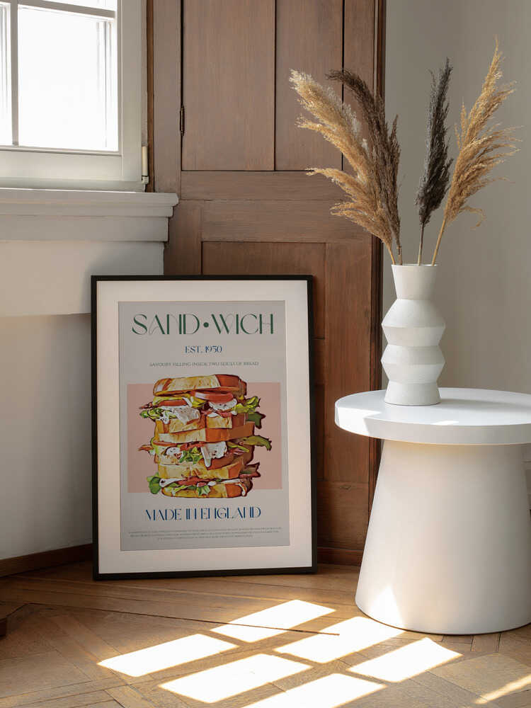Classic Sandwich Made In England | Poster