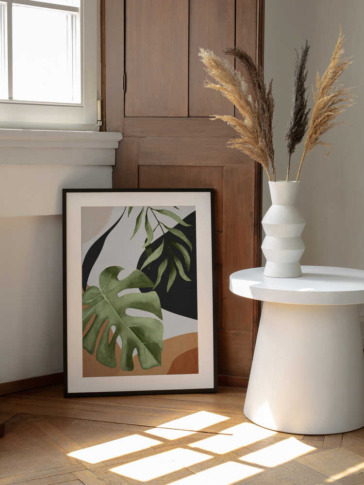Abstract Art Tropical Leaves 23 | Poster