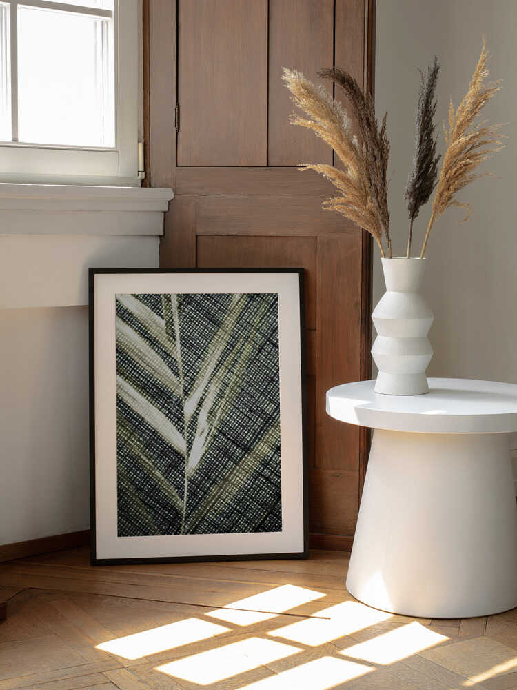 Lueur de tapisserie feuillue | Affiche