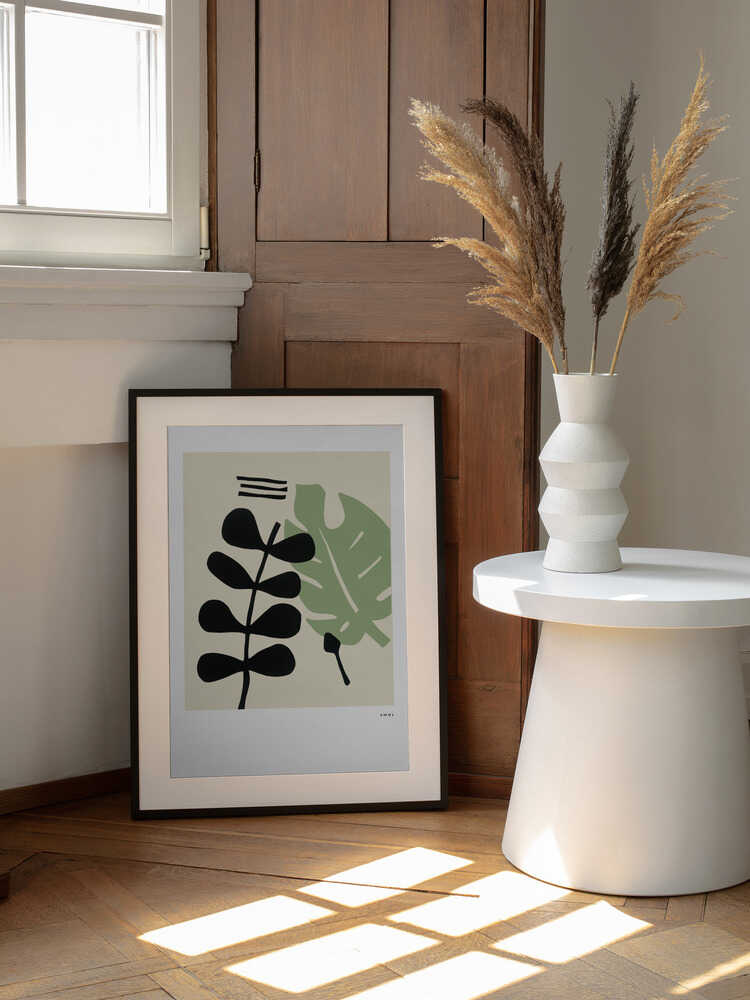 Abstrakte botanische Formen | Poster