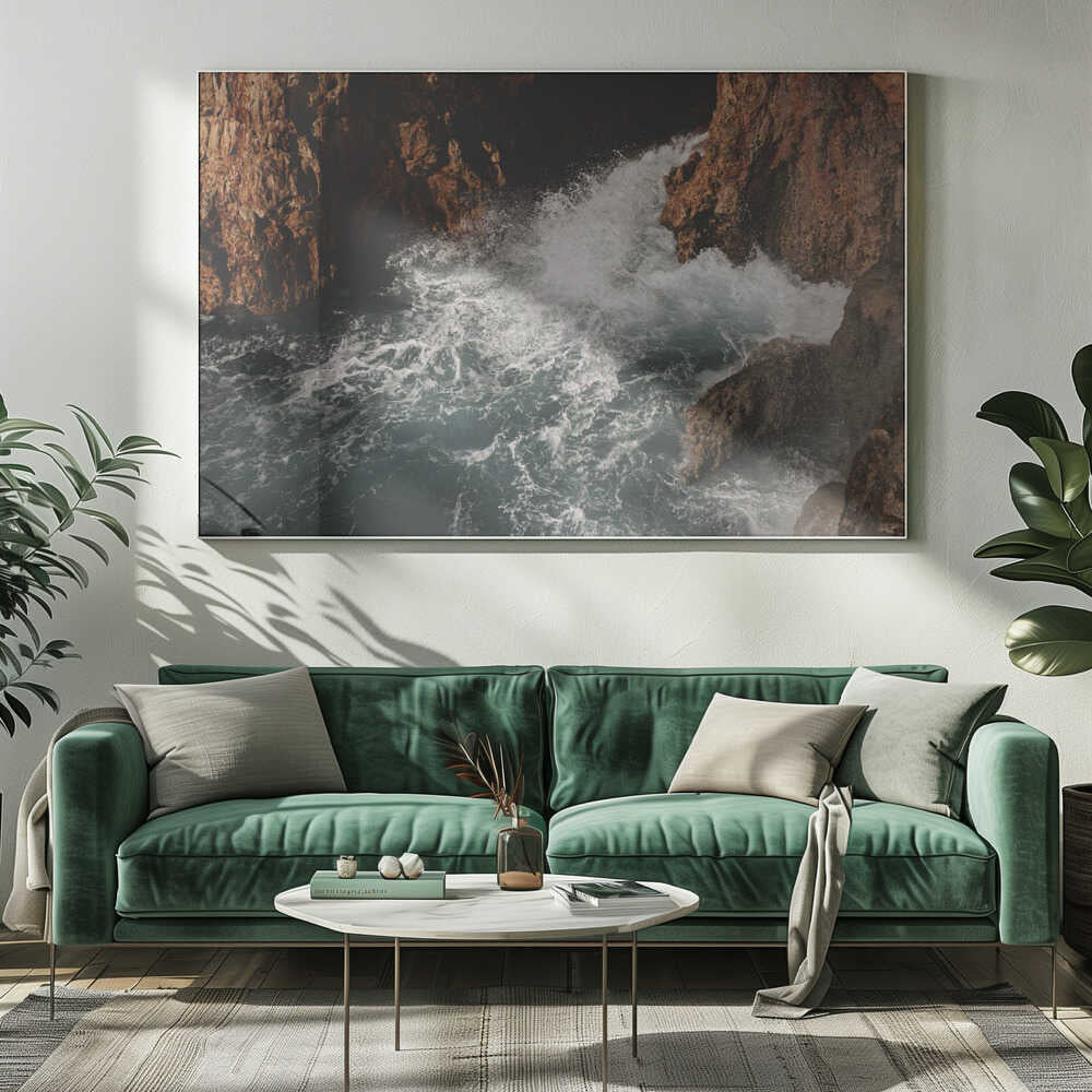 sea waves and rocks | Canvas