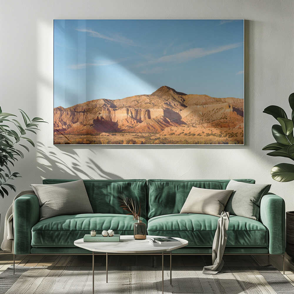 Sonnenuntergang auf der Ghost Ranch | Leinwand