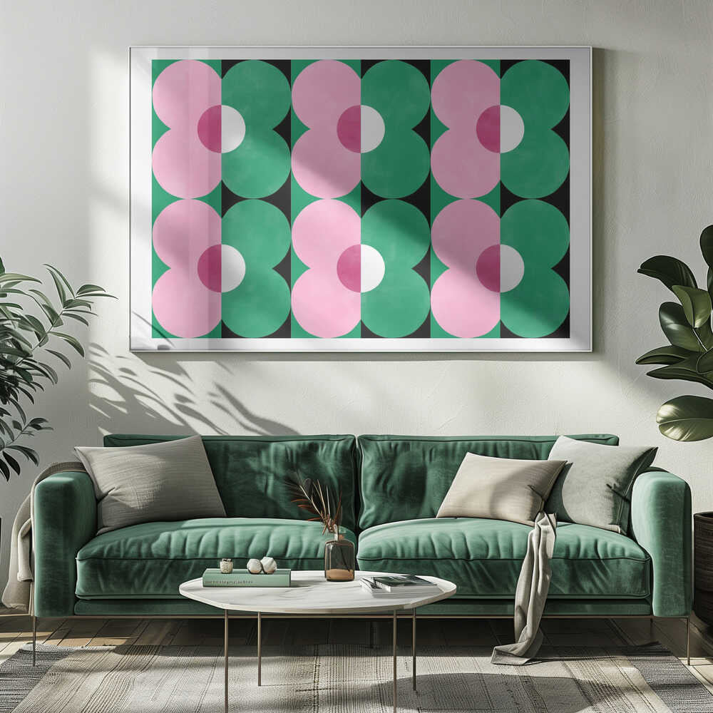 Floral Geometry Shapes | Canvas