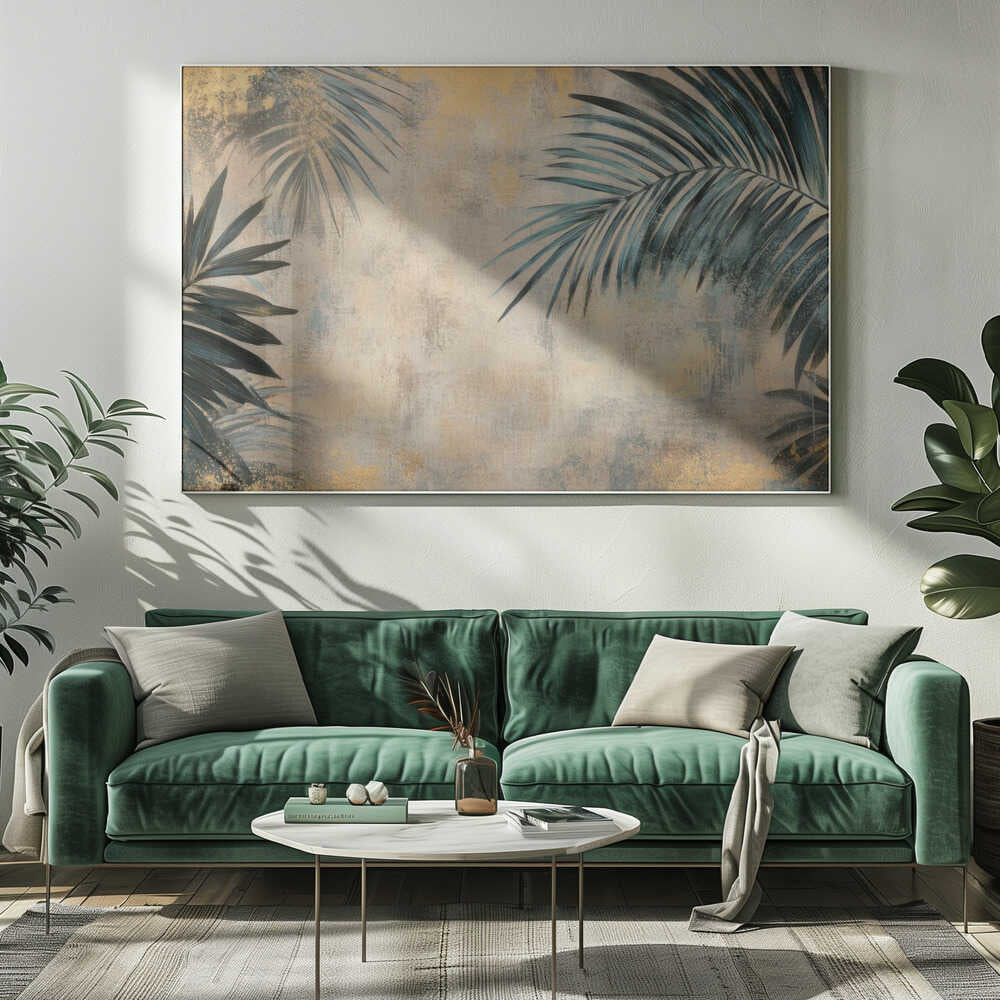 Elegant Tropical Leaves | Canvas