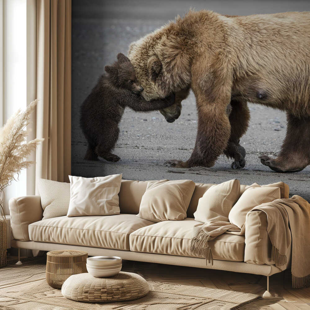 Eine kleine Bärenumarmung | Hintergrundbild