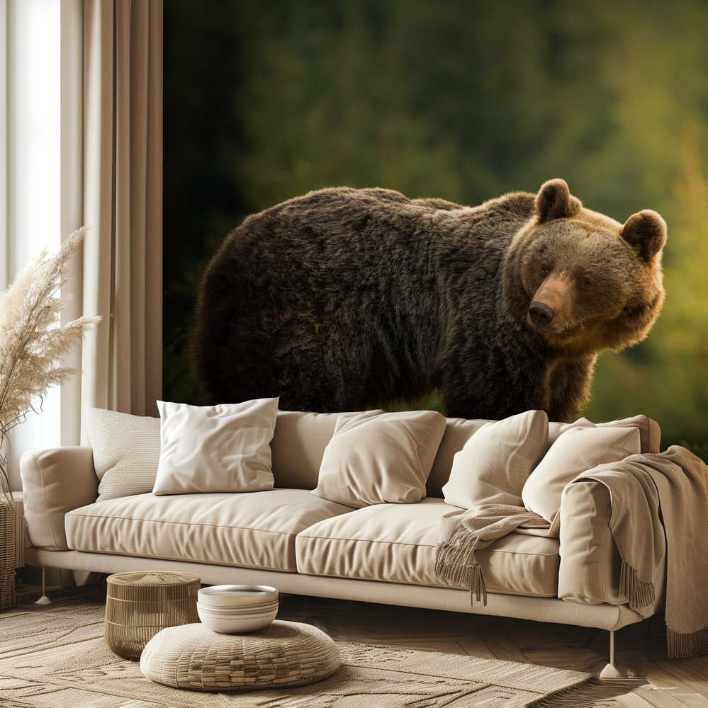 Hinterleuchteter Bär | Hintergrundbild