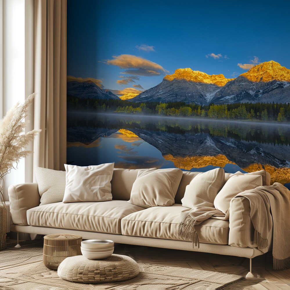 Ein perfekter Morgen in den kanadischen Rocky Mountains | Hintergrundbild