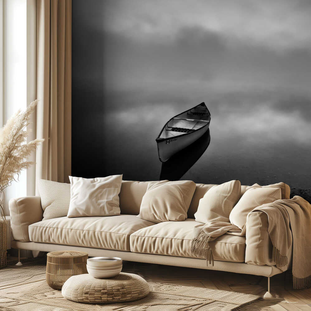 A lonely boat! | Wallpaper