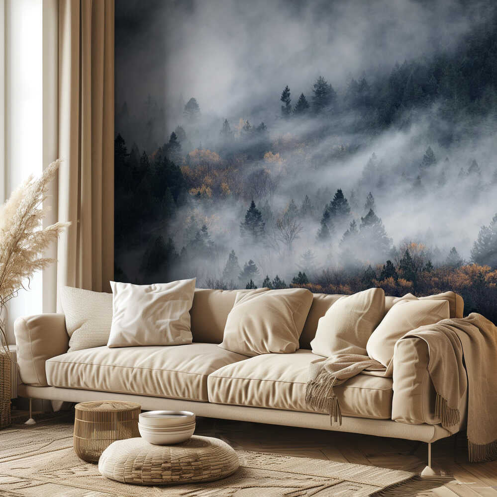 Ein Pfad aus Nebel | Hintergrundbild