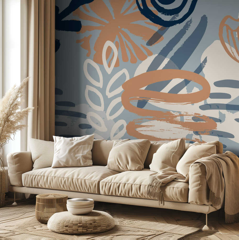 Scandia Herb_Blue | Fond d'écran