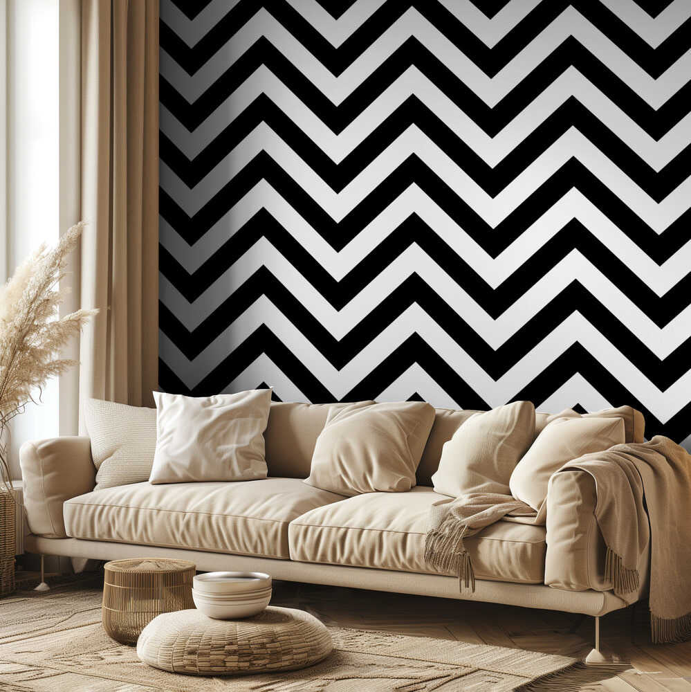 Chevron Black and White | Wallpaper