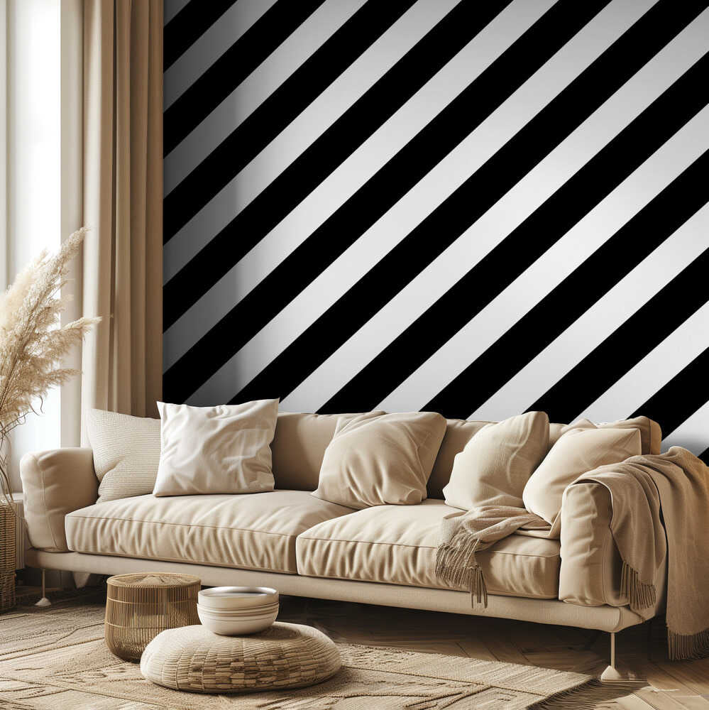Black and White Stripes | Wallpaper