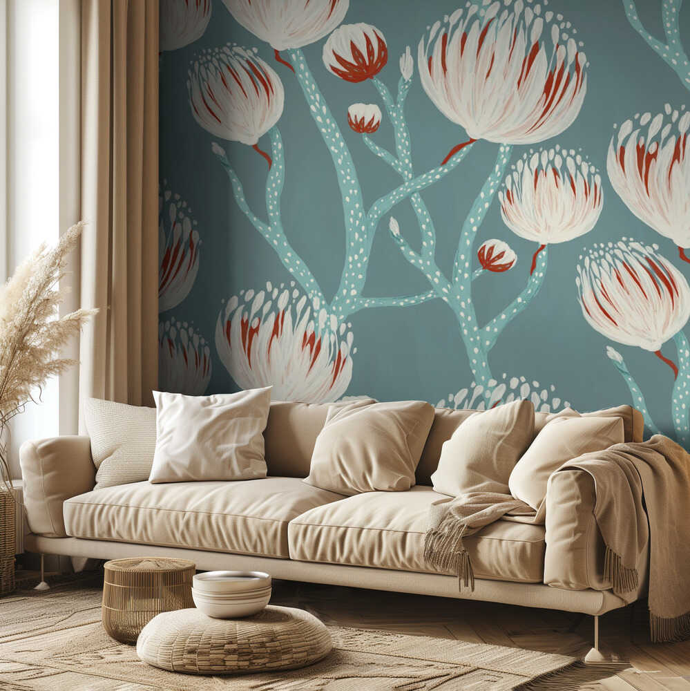Dreamy Protea Blooms | Wallpaper