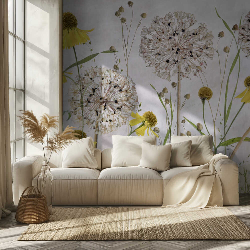 Zierlauch und Sonnenbraut | Hintergrundbild