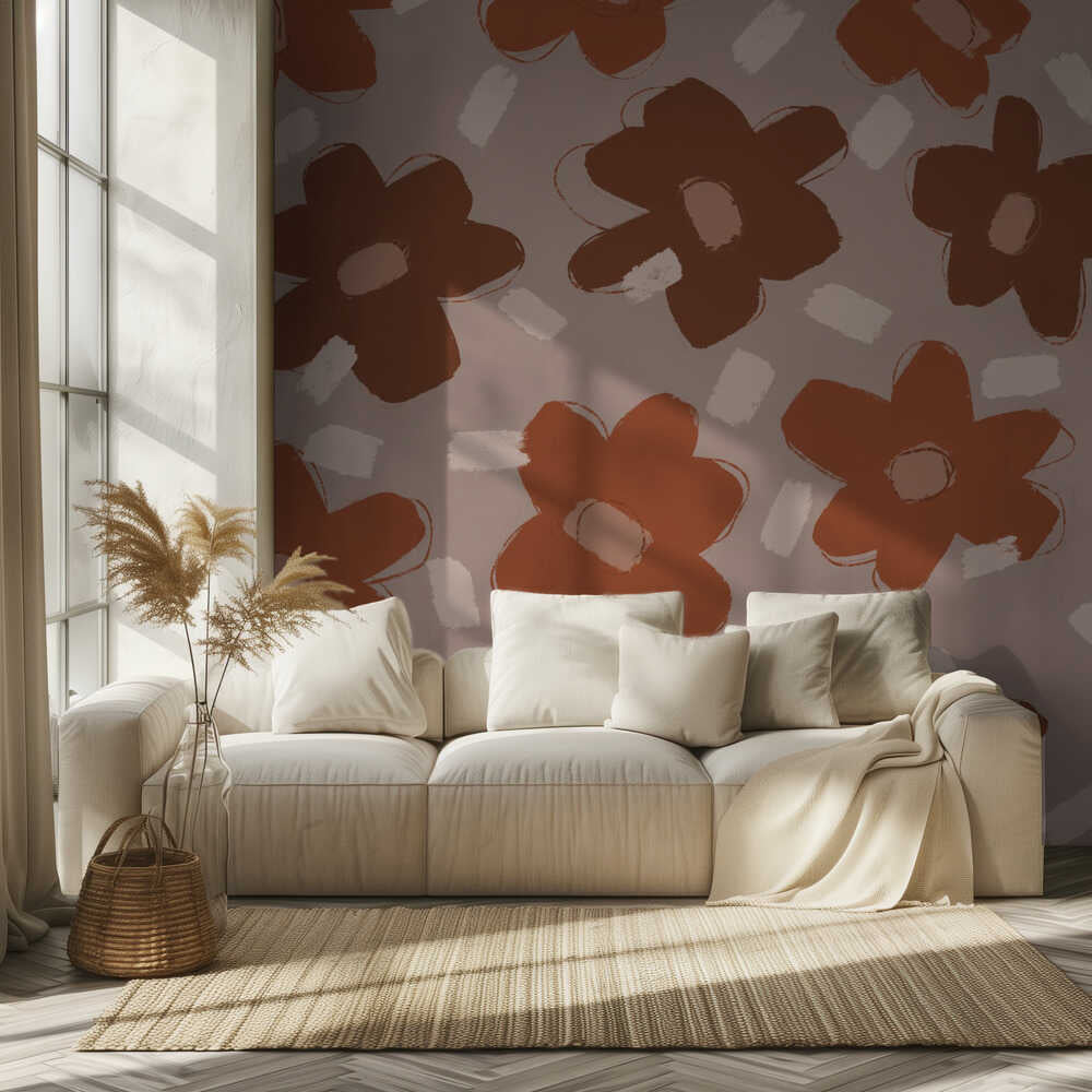 Danse des fleurs d'automne | Fond d'écran