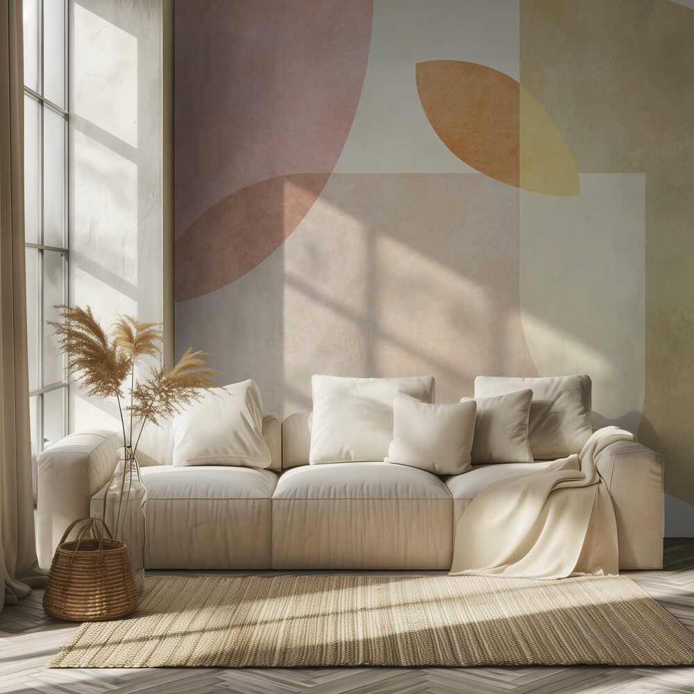 Aqua Shapes1 Kopie | Tapete