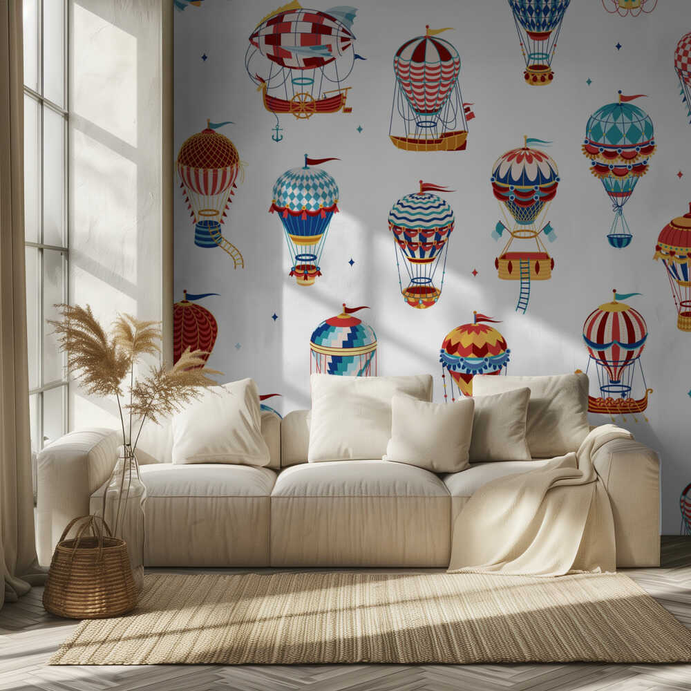 En haut, en haut et au loin_Blanc | Fond d'écran