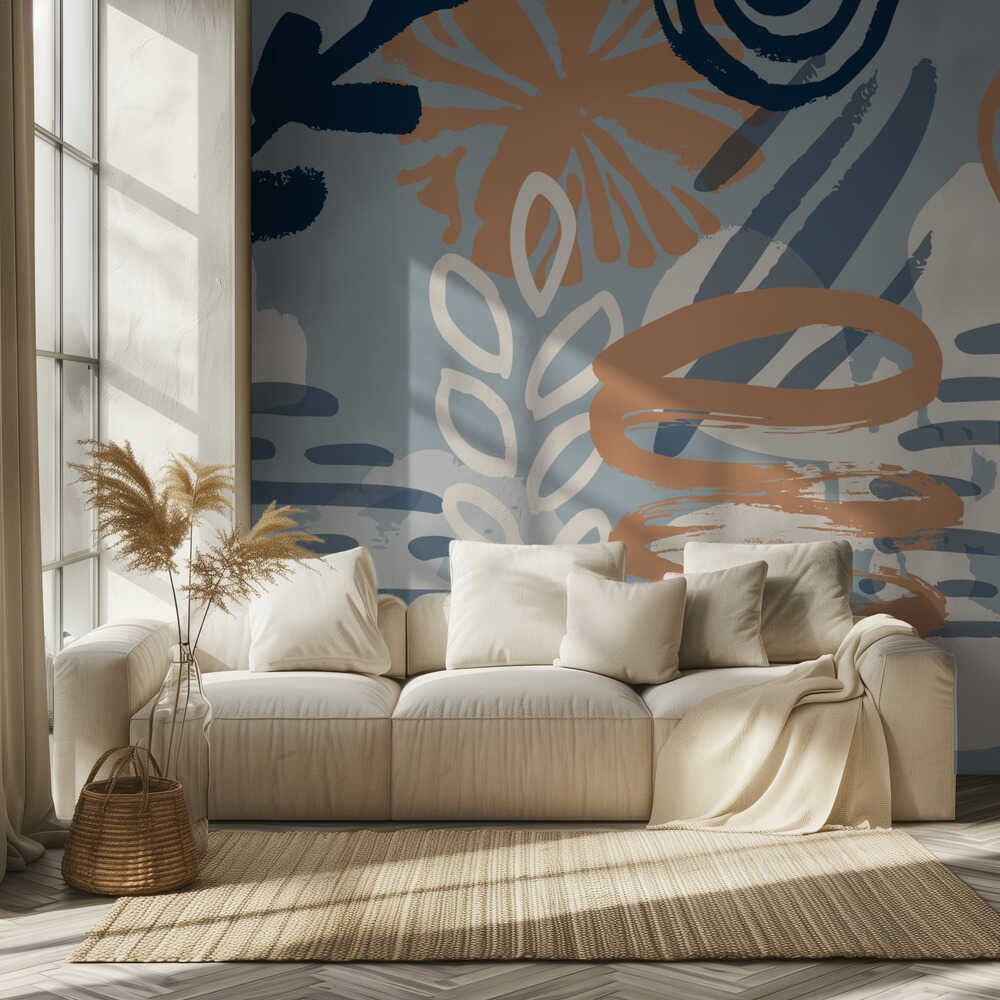 Scandia Herb_Blue | Fond d'écran