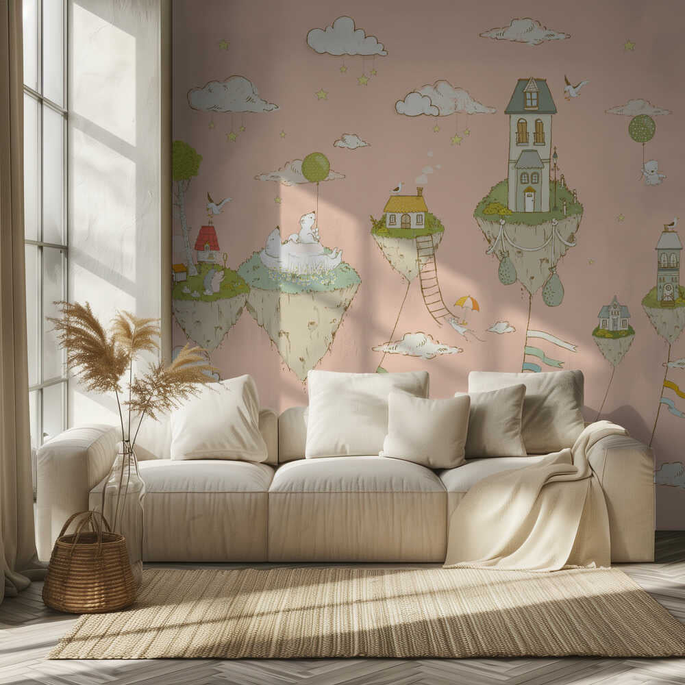 Îles flottantes_Peachy | Fond d'écran