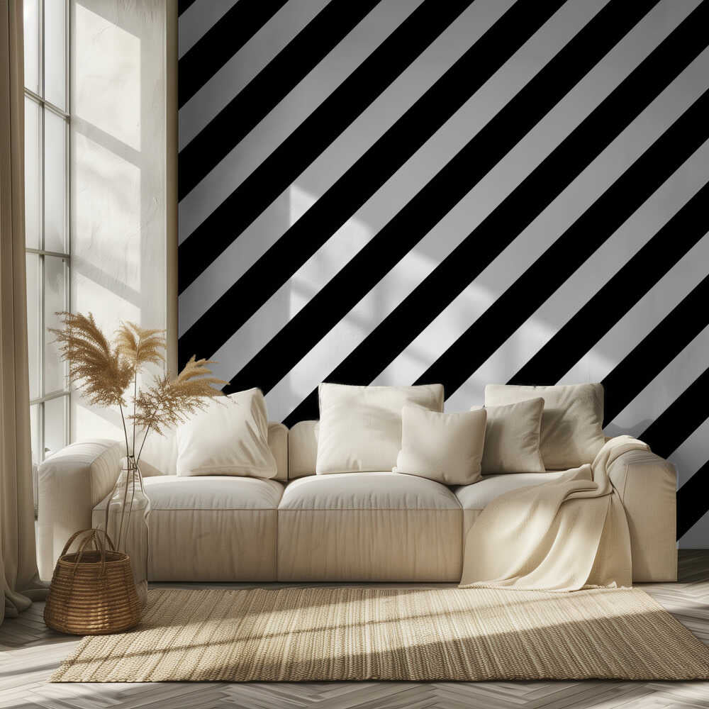 Black and White Stripes | Wallpaper