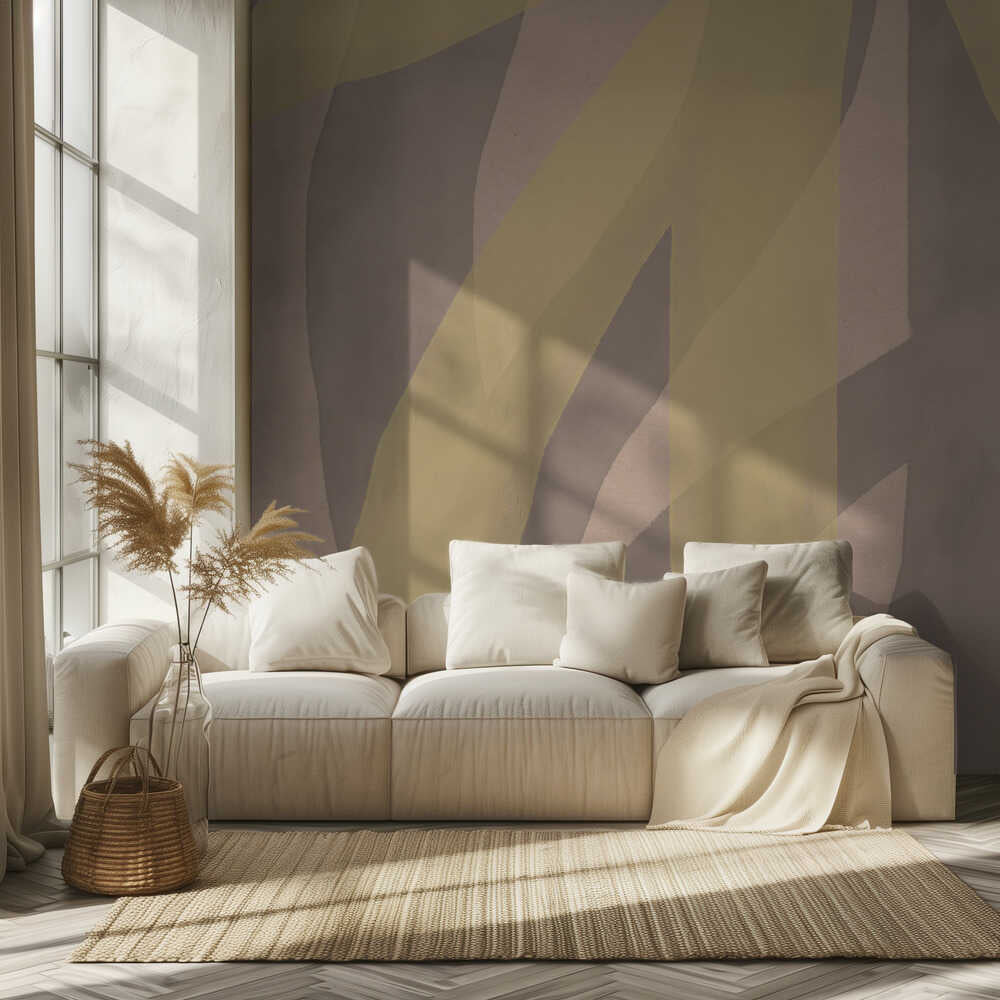 Aquarelle abstraite neutre dans les tons nude et pastel 4 | Fond d'écran