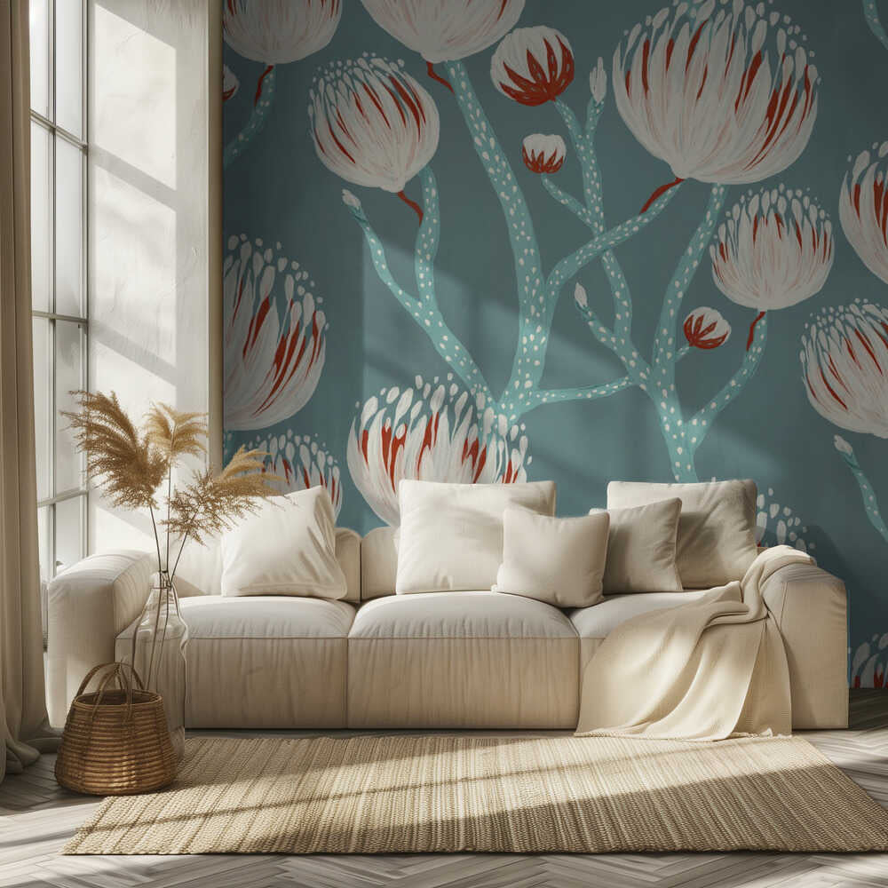 Dreamy Protea Blooms | Wallpaper