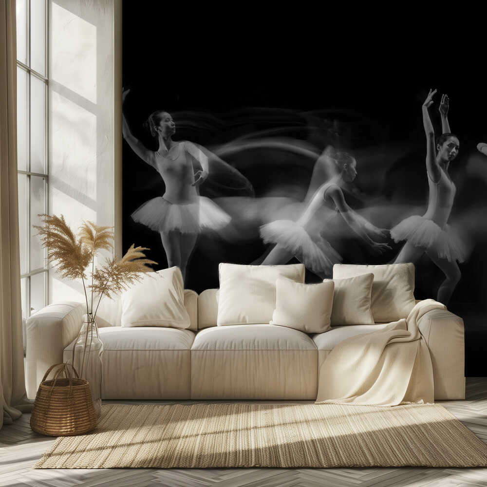 Balerina Art Wave | Hintergrundbild